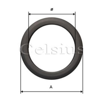Inel din oţel acoperire tub de flacără - 120 mm