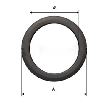 Dymovodná ružica - 132 mm