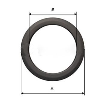 Acél füstcső takarórózsa 150mm