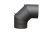 Steel flue elbow 90° with cleaning door - 180 mm