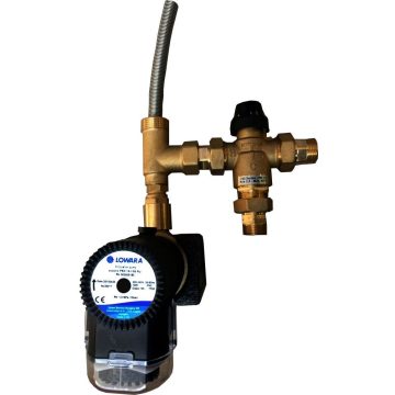 Scald protection valve with timer circulation pump Kvs 4