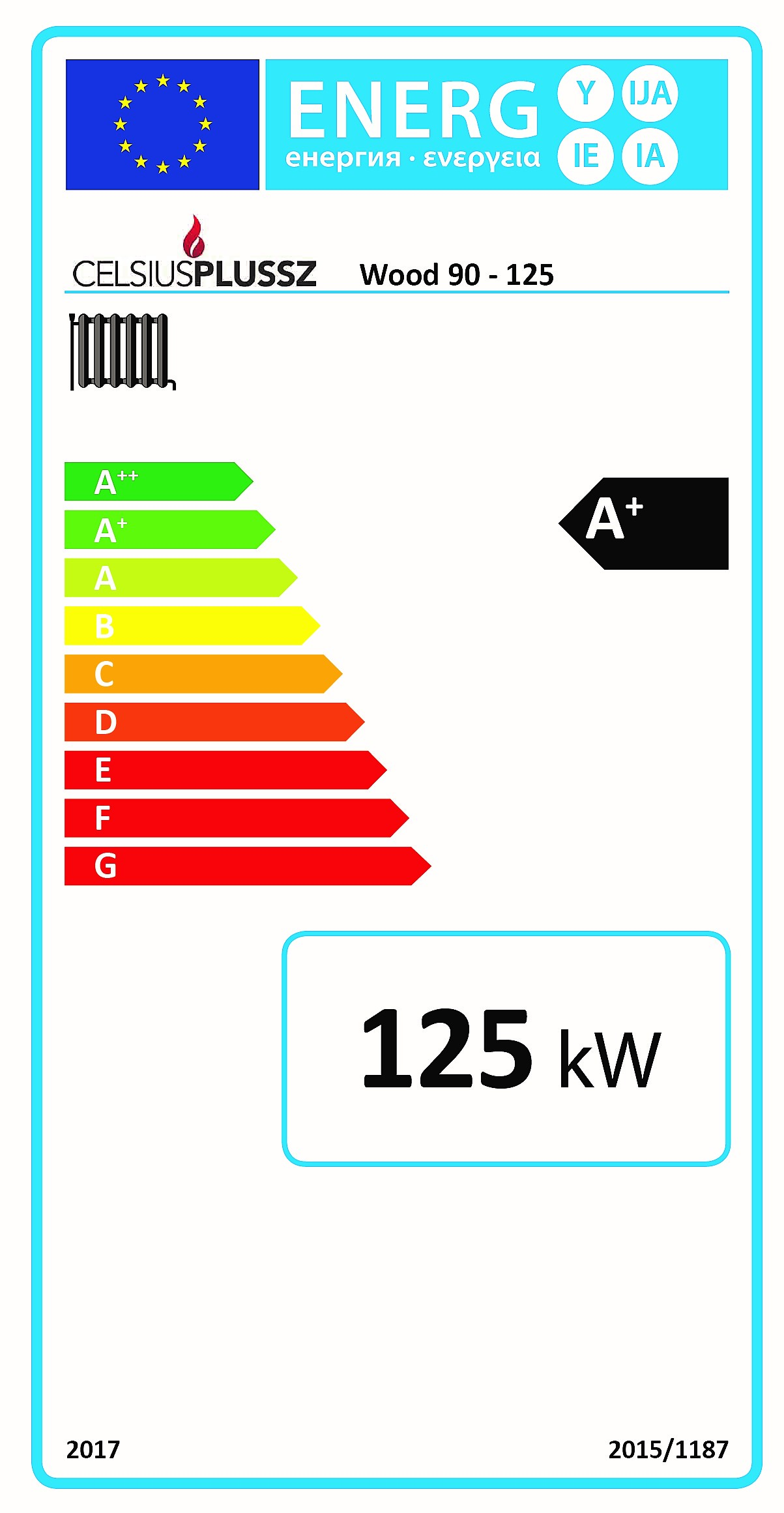 Celsius wood energiacímke